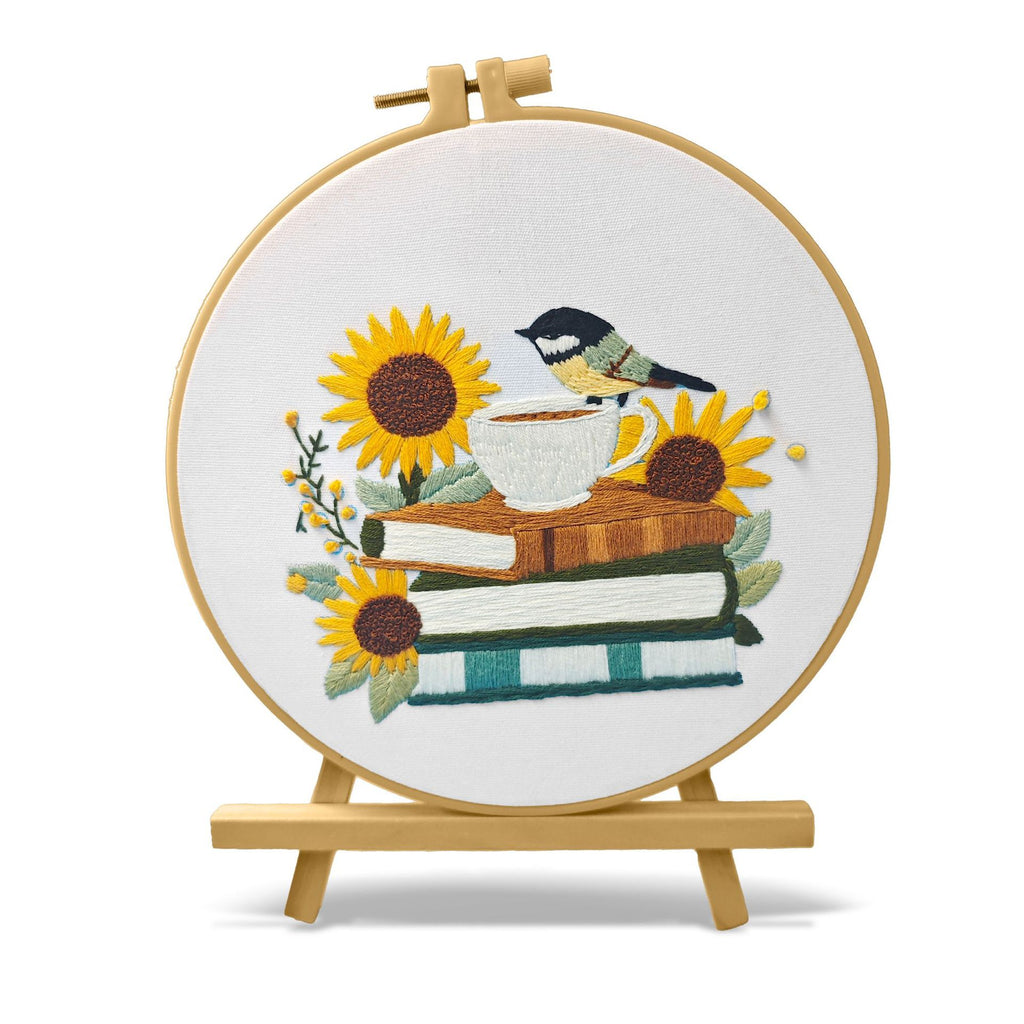 Bird Sunflower Embroidery Kit