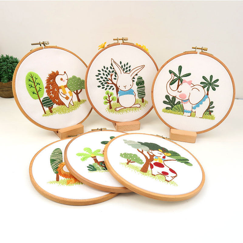 Cartoon Cute Pet Embroidery Kit