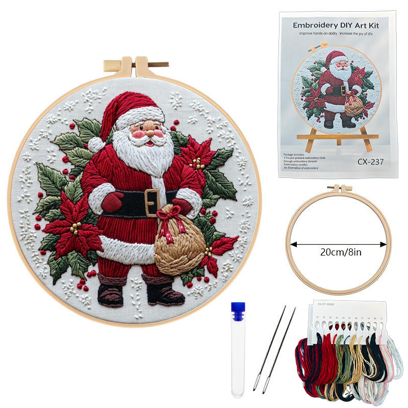 Santa Claus Embroidery Kit