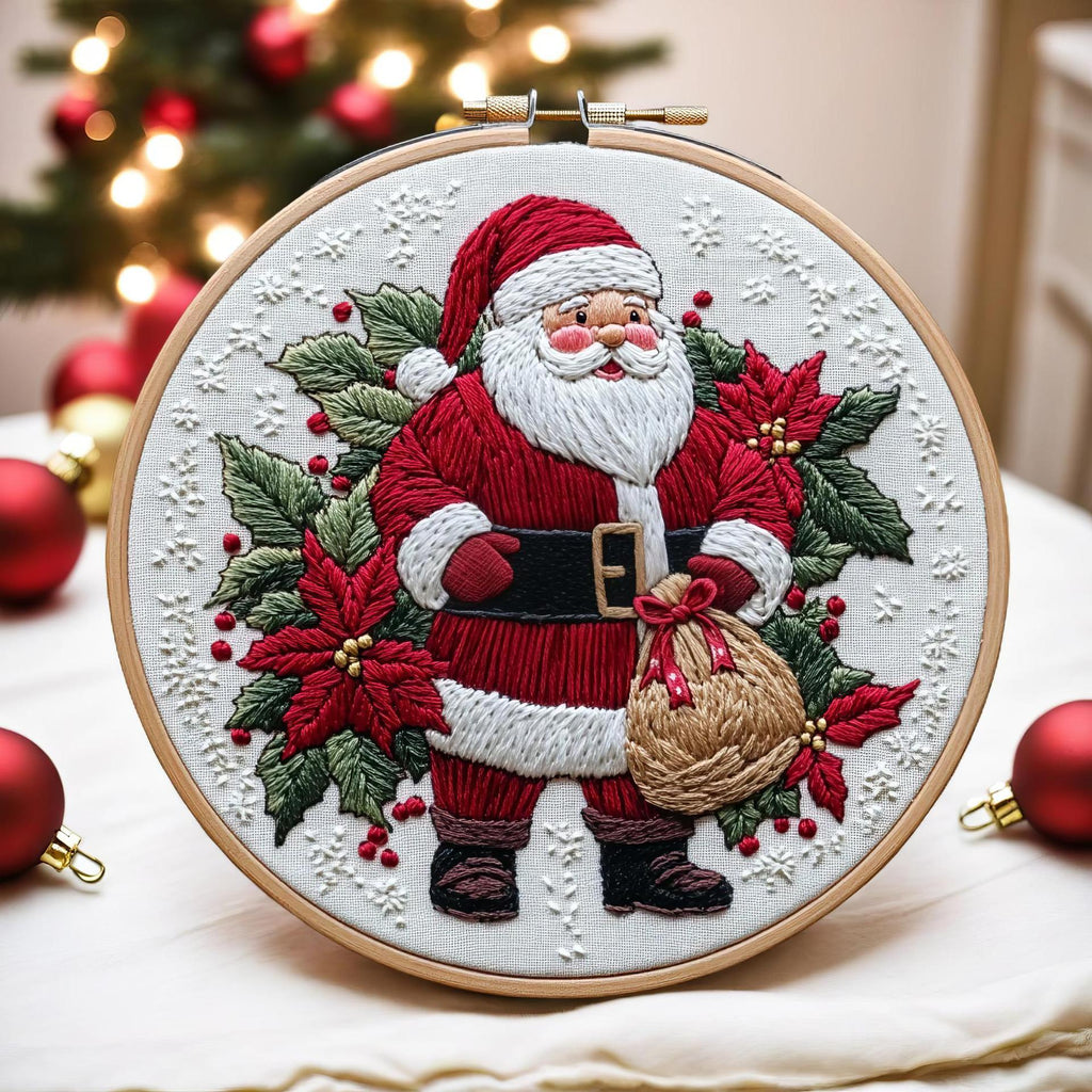 Santa Claus Embroidery Kit