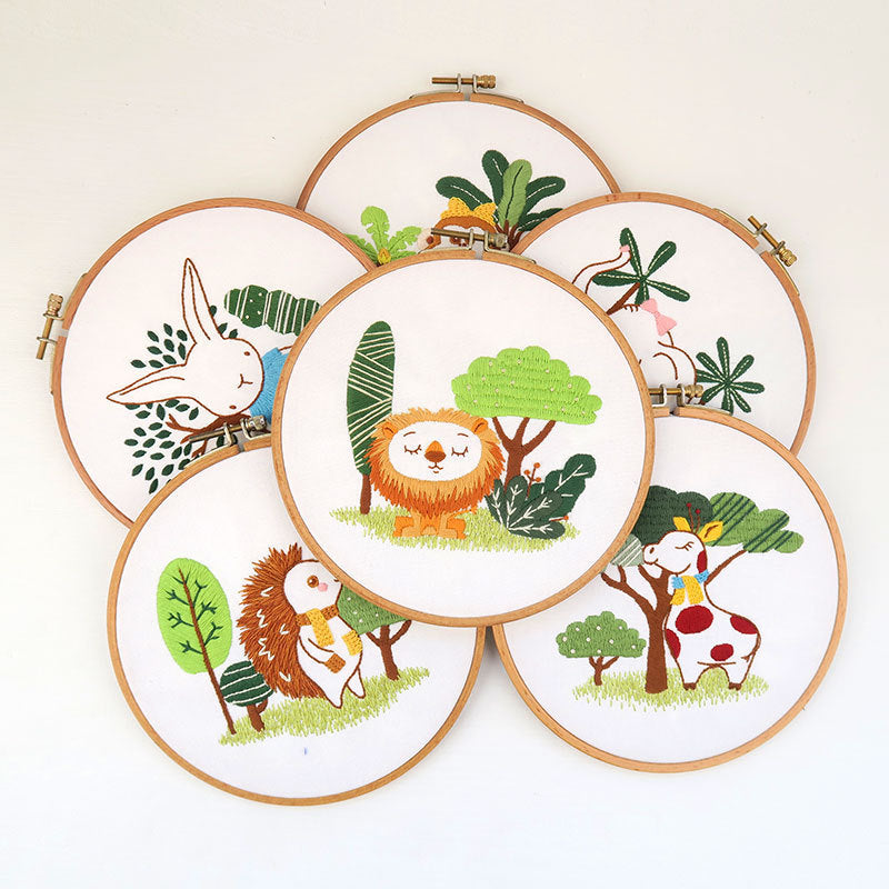 Cartoon Cute Pet Embroidery Kit